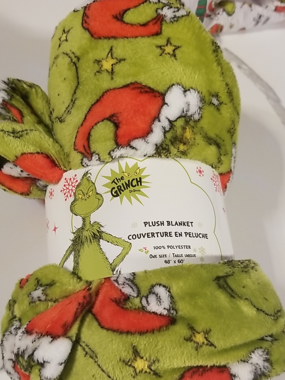 The Grinch Plush Blanket 48x60